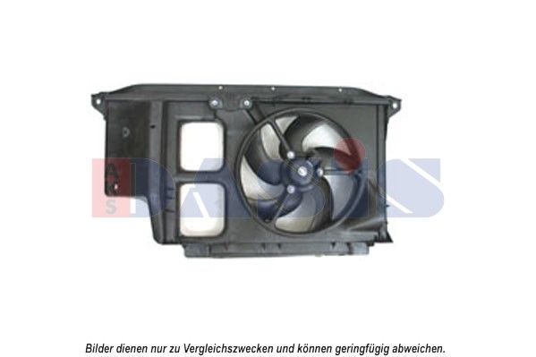 AKS DASIS ventiliatorius, radiatoriaus 168058N
